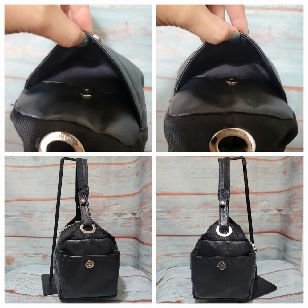 4th Of July Deal🇺🇸 Authentic Chanel Paris Biarritz Canvass CC Shoulder Bag